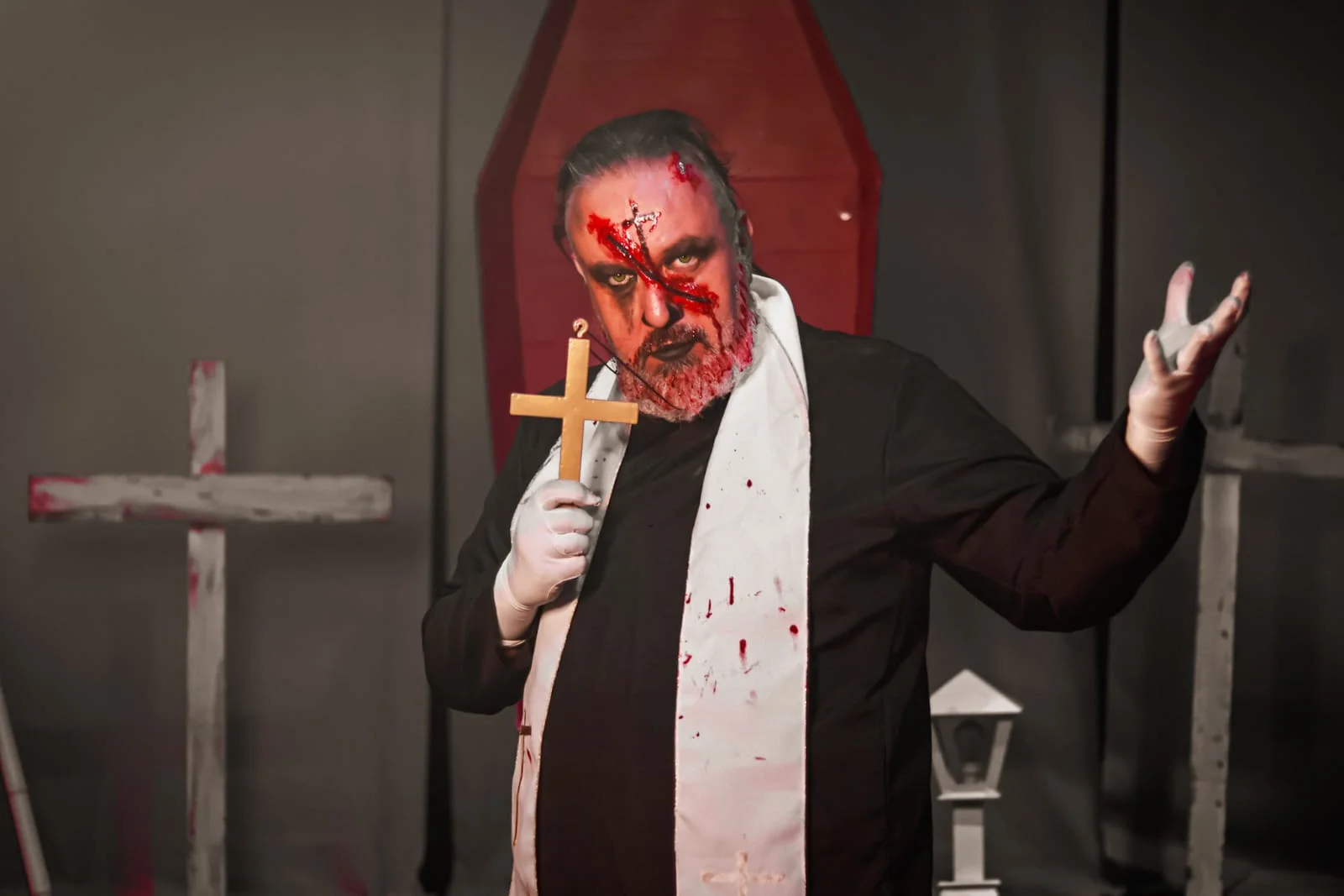 Experiência imersiva de Halloween